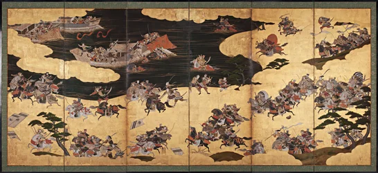 Battle scenes from the Tale of Heike Heike Monogatari