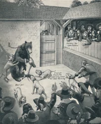 Bear-Baiting in a Stuart Bear Pit