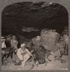 Bedouin Cave-Dwellers in Their Caves
