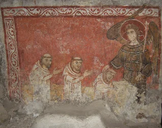 Bernard the Pilgrim and His Followers, Blessed by Saint Michael the Archangel, ca. 950