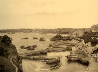 Biarritz - Le Port des Pêcheurs, c1930