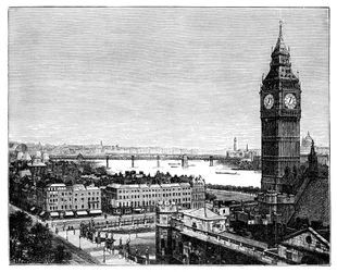 Big Ben and the Houses of Parliament, Westminster, London