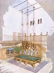Billiards Room, designed by George Walton, from 