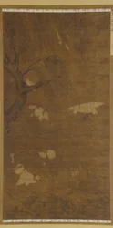 Birds, Willow Tree, and Flowers, Ming dynasty, 15th-16th century