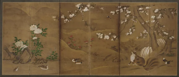 Birds, Flowers of the Seasons, and Civet Cats