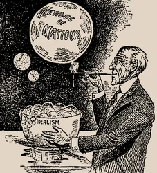 Blowing Bubbles. Woodrow Wilson and the League of Nations, 1919.