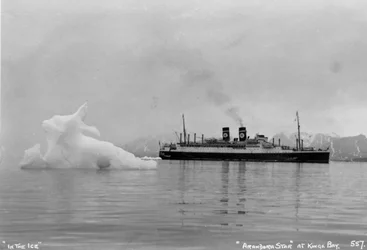 Blue Star Lines cruise ship SS Arandora Star, Kongsfjorden, Spitzbergen, Norway