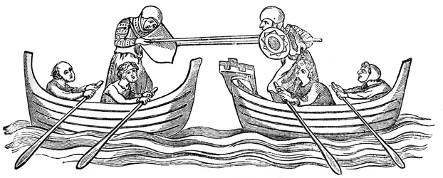 Boat Tilting, 14th century, 1833