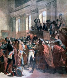 Bonaparte and the Council of Five Hundred at St Cloud, 10th November 1799