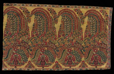 Border Fragment of a Shawl, early 1800s