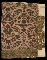 Border Fragment of a Shawl, Late 1700s - Early 1800s