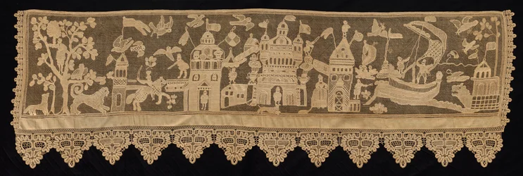 Border with Battle Scene, 18th Century