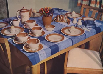Breakfast - A breakfast table arrangement by Bowman Bros. Ltd., London, 1939