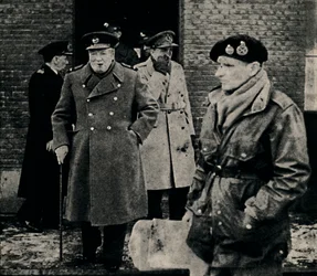 British Prime Minister Visits The Western Front, 1944-1945