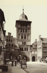 City Gate of Lübeck. Around 1900