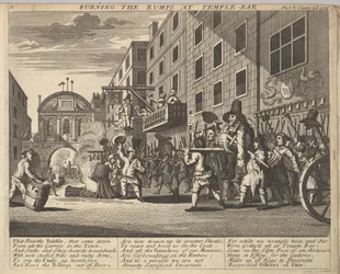 Burning the Rumps at Temple Bar Plate 11: Illustrations to Samuel Butler