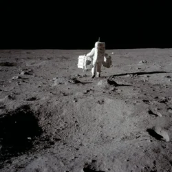 Buzz Aldrin at Tranquility Base