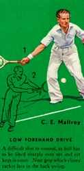 C. E. Malfroy - Low Forehand Drive