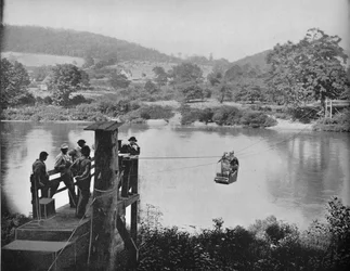 Cable Ferry, Near La Colle, Penn
