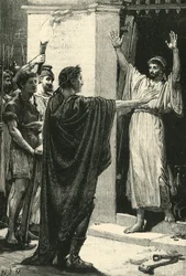 Caesar Possessing Himself of the Treasure in the Temple of Saturn