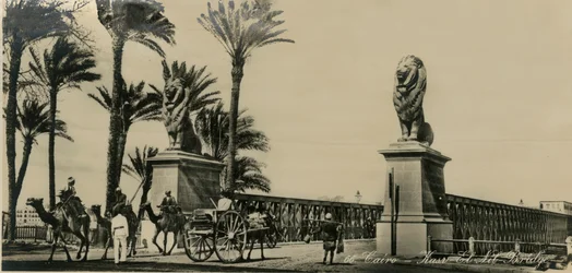 Cairo - Kasr-El-Nil Bridge, c1930-c1939