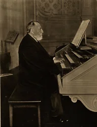Camille Saint-Saëns at the Organ, 1913