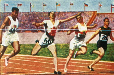 Canadian sprinter Percy Williams
