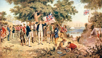 Captain James Cook Taking Possession of New South Wales in the Name of the British Crown