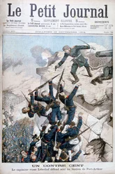 Captain Lebediev Heroically Defending the Bastion at Port Arthur, Russo-Japanese War