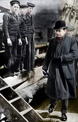 Captain Scott, British Polar Explorer, on the Terra Nova