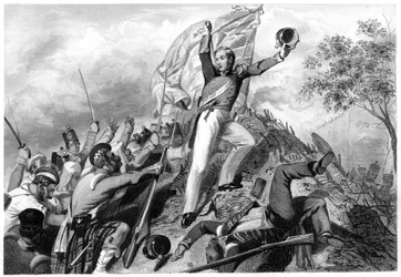 Capture of the Guns by the Highlanders before Cawnpore, 1857
