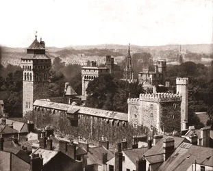 Cardiff Castle, Cardiff, Wales, 1894