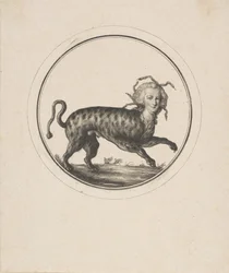 Caricature Showing Marie Antoinette as a Leopard