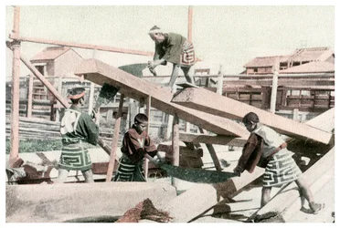 Carpenters at Work, Japan
