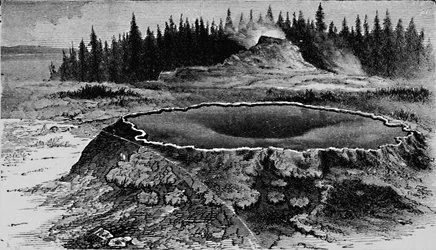 Castle Geyser and Fire Basin