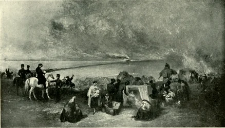 Cawnpore - The Passage of the Ganges with the Refugees from Lucknow...November 1857