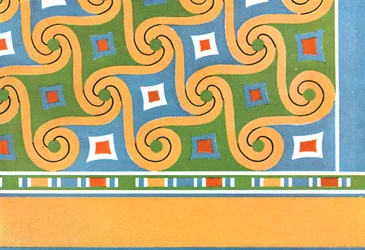 Ceiling Paintings in the Tomb of Nes-pa-nefer-her, Sheikh Abd el-Qurna, Thebes, Egypt, 1928