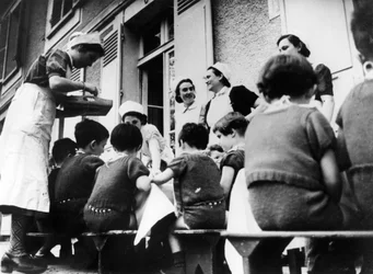 Children in the Care of the Health Ministry, France, World War II
