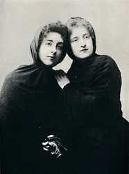 Chilian Ladies in Church Attire Manto