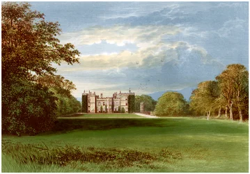 Chillingham Castle, Northumberland, home of the Earl of Tankerville