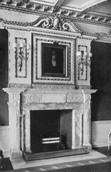 Chimney-Piece in the Red Drawing Room, Raynham Hall, Norfolk