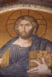 Chora Church Museum: Jesus Pantocrator Mosaic, Istanbul, Turkey