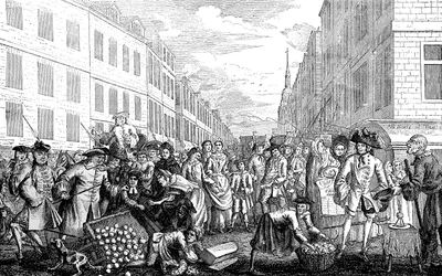 Christmas Gambols, Boxing Day, 1747