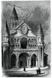 Church of Notre Dame de la Grande, Poitiers, France