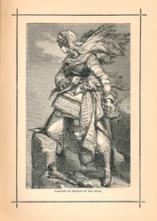 Circassian Women Fighting for Schamyl Against Russian Invasion, 1839