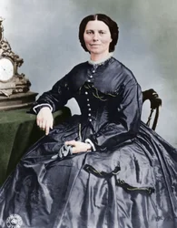 Clara Barton 1821-1912, founder of the American branch of the Red Cross