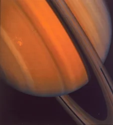 Close up of Saturn