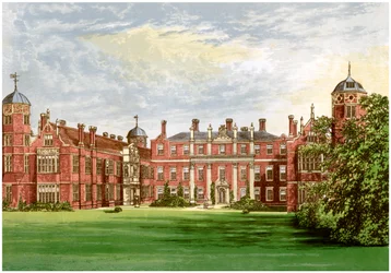 Cobham Hall, Kent, Home of the Earl of Darnley, c1880