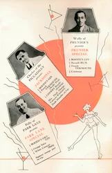 Cocktail recipes, c. 1935 1935.