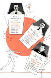 Cocktail recipes, c1935